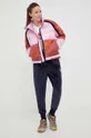 Páperová športová bunda adidas TERREX Utilitas ružová
