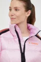 ružová Páperová športová bunda adidas TERREX Utilitas
