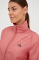 ružová Vetrovka adidas Performance Run Icons