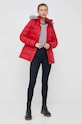 Tommy Hilfiger kurtka puchowa WW0WW37486.9BYY czerwony AW22