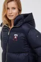 tmavomodrá Páperová bunda Tommy Hilfiger