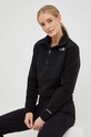 The North Face bluza Denali Cropped Fleece bez kaptura czarny NF0A7WXYJK31