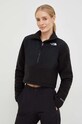 The North Face sweatshirt WOMENS DENALI CROP Fleece black NF0A7WXYJK31