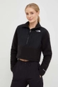 čierna Mikina The North Face Womens Denali Cropped Fleece