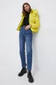 Μπουφάν με επένδυση από πούπουλα Calvin Klein Jeans κίτρινο