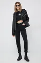 Biker jakna Calvin Klein Jeans črna