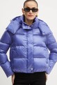 Пуховая куртка Patrizia Pepe фиолетовой 2O0050.A9M0