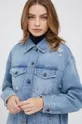 niebieski Sisley kurtka jeansowa