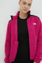 ροζ Αθλητική μπλούζα The North Face Alpine Polartec 200
