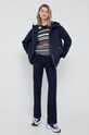 Μπουφάν United Colors of Benetton 2H9WDN010.016 σκούρο μπλε AW22