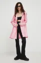 Αδιάβροχο μπουφάν Rains 18340 A-line Jacket ροζ