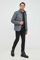 Woolrich kurtka wełniana CFWOOU0647MRUT3108 szary AW22
