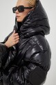 MMC STUDIO geaca de puf Maffo Gloss negru MAFFO.GLOSS