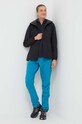 Μπουφάν Jack Wolfskin Stormy Point 1111202 μαύρο SS24