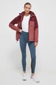 Oblečenie Turistická bunda Jack Wolfskin Feldberg 3in1 1115661 ružová