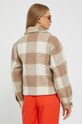 Îmbrăcăminte Abercrombie & Fitch geaca din amestec de lana KI144.2232.176 bej