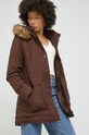 Bunda parka Hollister Co. KI344.2300.450 hnedá AW22