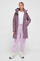Μπουφάν με επένδυση από πούπουλα Marmot Chalsea M13169 μωβ AW23
