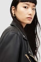 Kožna ramones jakna AllSaints WL029X crna SS24