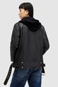 Кожаная куртка AllSaints чёрный WL029X