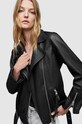AllSaints geaca ramones de piele WL029X negru SS24