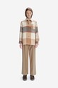 A.P.C. geacă de lână Blouson Darlene WOANS.F02773 bej AW22