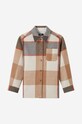 A.P.C. geacă de lână Blouson Darlene bej WOANS.F02773