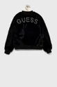 Παιδικό μπουφάν bomber Guess μαύρο