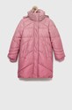 Guess kurtka dziecięca pozostałe różowy J2BL23.WF170