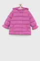 ροζ Παιδικό μπουφάν United Colors of Benetton Για κορίτσια
