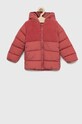 United Colors of Benetton geaca copii cu captuseala roz 2O7CGN00T.P