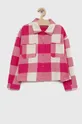 μωβ Παιδικό βαμβακερό πουκάμισο United Colors of Benetton Για κορίτσια