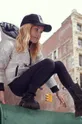 λευκό Αναστρέψιμο παιδικό μπουφάν DKNY Για κορίτσια