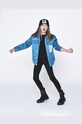 Dkny geaca copii D36665.126.150 turcoaz AW22