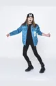 Παιδικό μπουφάν DKNY τιρκουάζ
