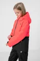 pomarańczowy 4F kurtka narciarska dziecięca Dziewczęcy