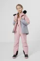 ροζ Παιδικό μπουφάν για σκι 4F Για κορίτσια