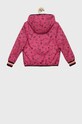 DÍVKA Dětská oboustranná bunda Geox K2620C.TC171.4Y.8Y růžová