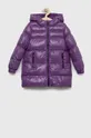 vijolična Otroška jakna Geox Dekliški
