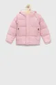 рожевий дитяча пухова куртка The North Face Для дівчаток