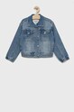 Abercrombie & Fitch geacă din denim pentru copii necaptusit albastru KI244.2700