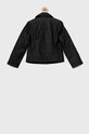 Abercrombie & Fitch gyerek bőrdzseki KI244.2702 fekete AW22