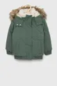 zelena Otroška jakna Abercrombie & Fitch Dekliški