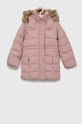 Abercrombie & Fitch geaca copii cu captuseala roz KI244.2804