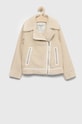Abercrombie & Fitch kurtka dziecięca bez kaptura beżowy KI244.2815