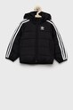 adidas Originals geaca copii cu captuseala negru HK2960