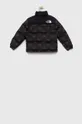 Παιδικό μπουφάν με πούπουλα The North Face TEEN PRINTED 1996 RETRO NUPTSE JACKET μαύρο