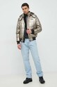 Ρούχα Μπουφάν δυο όψεων Karl Lagerfeld 524505.505003 χρυσαφί