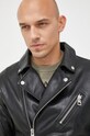 Шкіряна куртка Guess чорний M2YL12.L0QN0