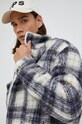 Levi's geaca din amestec de lana violet 79129.0024
